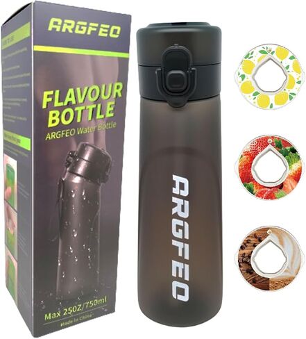 Air Water Bottle Up grade version Flavor Pods, Leak Proof Water Bottle with Straw, Gym Water Bottle, Sports Water Cup,Water Bottle Big 750ml (10p Flavor Pods，No bottle Included) in Saudi Arabia