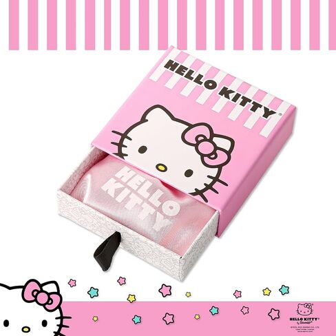 أقراط مرصعة بفيونكة ماسية للسيدات من Sanrio Hello Kitty - أقراط من الفضة الإسترلينية مرخصة رسميًا in Saudi Arabia
