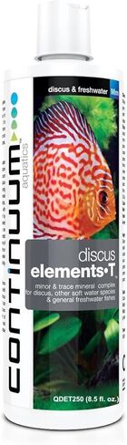 Continuum Aquatics Discus Elements-T - Minor & Trace Mineral Complex for Discus, Other Soft Water Species & Freshwater Fish, 2 Liter in Kuwait