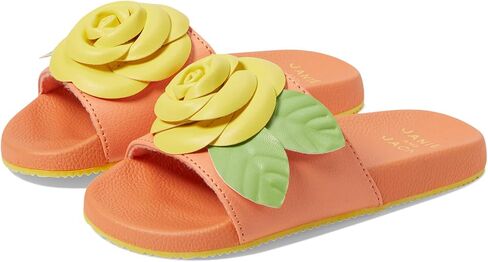 صندل مسطح من Janie and Jack Girl's Flower Pool Slide (الأطفال الصغار/الأطفال الكبار الصغار). in Saudi Arabia