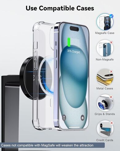 شاحن لاسلكي مغناطيسي 3 في 1 - محطة شحن لاسلكية سريعة من NANAMI لأجهزة متعددة، حامل شاحن آمن لساعة Apple Series 8/7/SE، قاعدة شحن للهاتف iPhone 15/14/13/12، AirPods in Kuwait