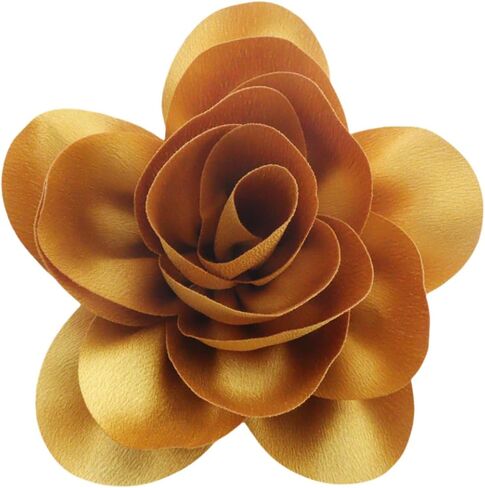 Dainty Satin Fabric Rose Flower Large Brooch Pin Handmade Big Camellia Brooch Lapel Pins Wedding Party Dance Banquet Dress Suit Ceremony Clothes Accessories Jewelry Gifts for Women in Saudi Arabia
