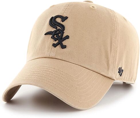47 MLB Khaki Clean Up Adjustable Hat Cap, Adult (Chicago White Sox Khaki) One Size in Saudi Arabia