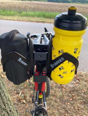 قفص مائي من النايلون المركب لركوب الدراجات - قوي للغاية ومتين وخفيف الوزن للغاية للترياتلون وMTB | متوافق مع جميع الدراجات وزجاجات المياه وحاملات أقفاص السرج! in Kuwait