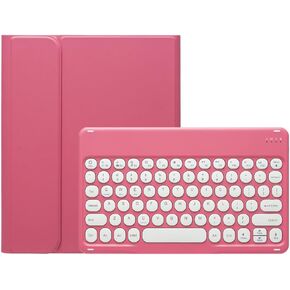 Cute Keyboard Case Compatible with iPad Air 11 inch M2/ Air 5th 4th Gen 10.9 inch/iPad Pro 11 inch 4th 3th 2th 1st Gen Keyboard Case Round Key Removable Bluetooth Keyboard Cover (Dark Green) in Kuwait