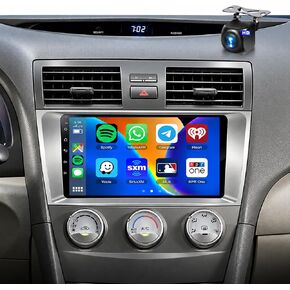 for Toyota Camry 2006-2011 Android Car Radio Stereo, Wireless Apple Carplay Android Auto 9" Touch Screen Bluetooth Car Audio Receiver Support GPS Navigation WiFi Backup Camera FM/RDS HiFi SWC in Kuwait