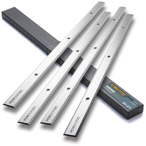 POWERTEC 12-1/2 Inch Planer Blades for Craftsman 23378, JET JWP-12, JWP-12-4P, JWP-12DX, Rockwell RK9018, Wilton 99178, 34463 Planer, Replacement for Craftsman 23315 Planer Knives, Set of 2 (12818) in Kuwait
