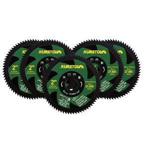 2" HSS Circular Saw Blade - 5pcs 2"(50mm) 72T Cutting Disc for Mini Angle Grinder with Arbor 3/8"(10mm) Copper Aluminum Metal Non-Ferrous Sheet Metal Wood Plastic in Kuwait