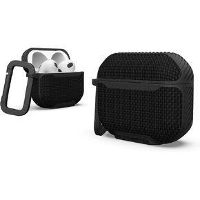 URBAN ARMOR GEAR UAG Designed for AirPod Case Blue Mallard (3rd Generation, 2021) Durable Protective Soft-Touch Silicone with Detachable Carabiner, Standard Issue Series in Kuwait