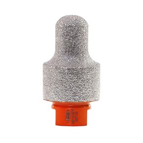 BGTEC Diamond Finger Bit 3/8" 10mm Vacuum Brazed Diamond Milling Bit Enlarging and Shaping Round Bevel Existing Holes for Tile Stone Porcelain Hard Ceramic Marble Granite Countertop in Kuwait