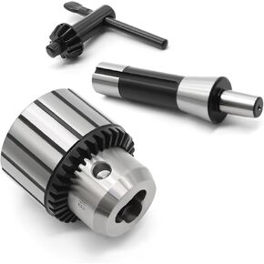 1/32"- 5/8" Super Heavy Duty Drill Chuck Compatible with R8 Shank Drill Presses or Lathes Additional K32 Key Clamp (R8-B16 1/2") in Kuwait