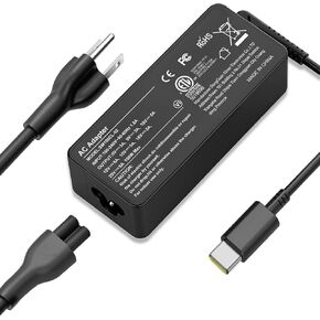 شاحن كمبيوتر محمول USB C، محول طاقة للكمبيوتر المحمول بقدرة 100 وات لأجهزة Lenovo وThinkPad وHP وAsus وAcer وMacBook وMSI وDell وToshiba وسلك طاقة عالمي لأجهزة Chromebook من النوع C in Kuwait