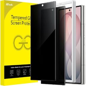 JETech Front Screen Protector for Samsung Galaxy Z Flip 5, 9H Tempered Glass Film, Anti-Scratch, HD Clear, 3-Pack in Kuwait