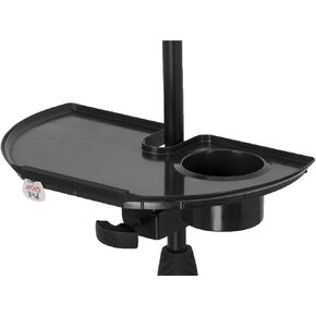 Gator Frameworks Microphone Stand Accessory Tray with Drink Holder and Guitar Pick Tab; 12" x 7" (GFW-MIC-ACCTRAY) in Kuwait