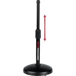 Gator Frameworks Desktop Microphone Stand with Round Weighted Base & Adjustable Height (GFW-MIC-0501) in Kuwait