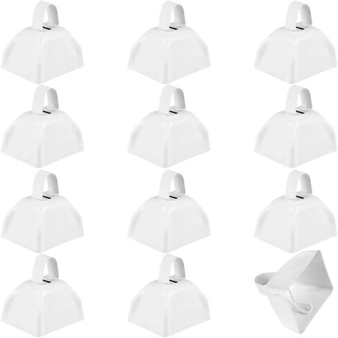 3" Metal Cowbell (1 dozen) - White in Kuwait