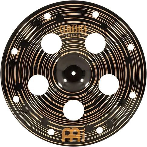 Meinl Cymbals Classics Custom Dark 18" Trash China Cymbal with Holes — Made in Germany — for Rock, Metal and Fusion, 2-Year Warranty (CC18DATRCH) in Kuwait