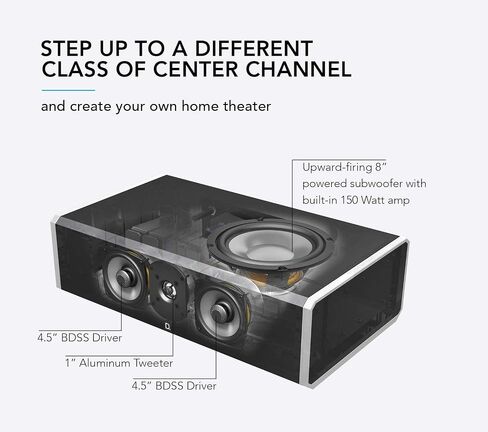 Definitive Technology CS9060 High-Performance Center Channel Speaker (Black) in Kuwait