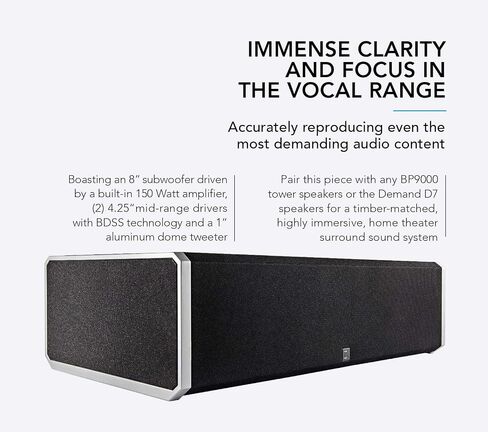 Definitive Technology CS9060 High-Performance Center Channel Speaker (Black) in Kuwait
