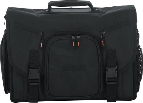Gator Club Series DJ Messenger Bag with Bright Orange Interior Fits 19" Controllers (G in Kuwait