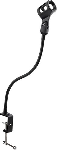 Saycker 360 Degree Flexible Gooseneck Microphone Stand Adjustable Desk Mic Boom Arm Stand with Clip(Black) in Kuwait