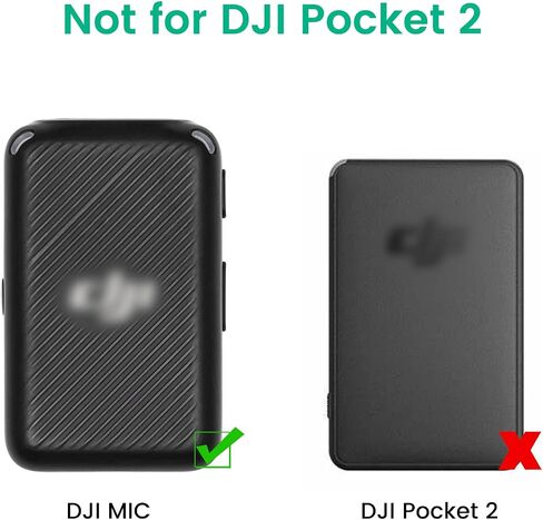 Microphone Windscreen Wind Muff Compatible with DJI MIC Wireless Lavalier Microphone,Furry Cover(2-Pack) in Kuwait