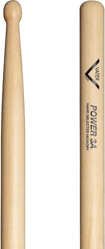 Vater 3A Power Wood Tip Hickory Drumsticks, Pair in Kuwait