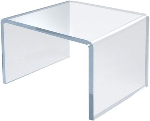 Azar Displays 515310 11.5" Square Acrylic Riser (4 Pack) in Kuwait