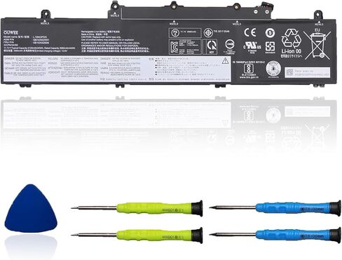 OUWEE L19M3PD5 Laptop Battery Compatible with Lenovo ThinkPad E14 E15 2nd 3rd 4th Gen Series L19L3PD5 SB10X02608 5B10X02603 L19D3PD5 SB10X02605 5B10X02594 L19C3PD5 5B10X02600 5B10X02606 11.1V 45Wh in Kuwait