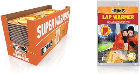 HotHands Body & Hand Super Warmers - Long Lasting Safe Natural Odorless Air Activated Warmers - Up to 18 Hours of Heat - 40 Individual Warmers in Kuwait