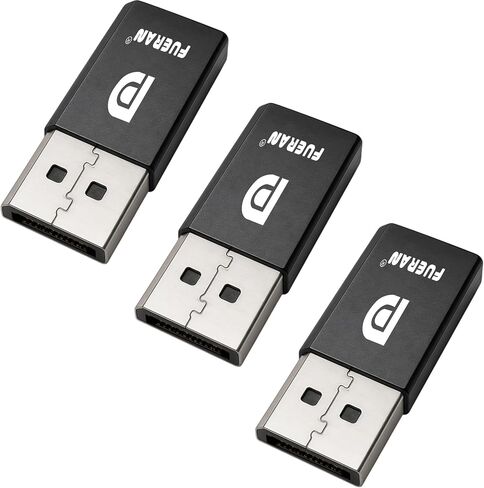 FUERAN DP - DisplayPort Display Emulator EDID Emulator Plug (fit Headless 2560x1600@30Hz)-3Pack in Kuwait