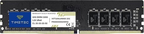 Timetec 32GB DDR4 3200MHz (or 2933MHz or 2666MHz) PC4-25600 CL22 1.2V Non-ECC Unbuffered 2Rx8 Dual Rank 288 Pin UDIMM Desktop PC Computer Memory RAM Module Upgrade (32GB) in Kuwait