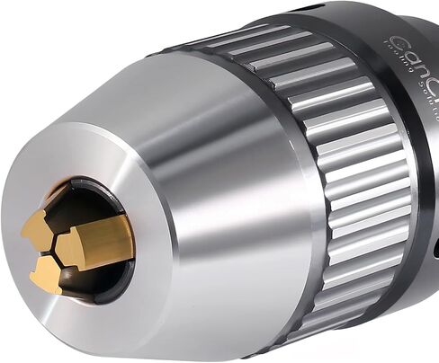 CanCNC Tooling Solutions Precision Keyless Drill Chuck, Heavy-Duty with Integrated Shank, Titanium Jaws, 0537-5803 in Kuwait