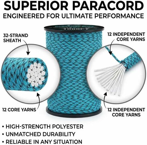 Paracord 1000lb | 1000 250 100 50ft Paracord in Kuwait