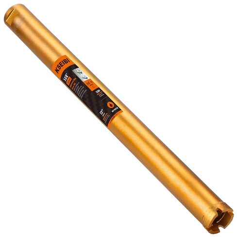 KSEIBI 619051 مثقاب أساسي للخرسانة الرطبة، قطر 2 بوصة لحفر الخرسانة والرخام والجرانيت والطوب والبناء الصلب عمق حفر 16 بوصة، 1-1/4 بوصة -7 أربور، ارتفاع قطعة 10 مم منشار ثقب ماسي in Kuwait
