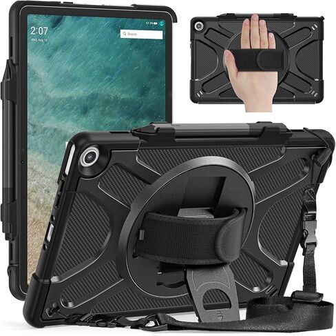 حافظة DreamerX iPad Air الجيل الخامس/الرابع 10.9 بوصة مع واقي شاشة من الزجاج المقوى، حافظة الفراشة iPad Pro 11 2022 2021 2020 2018 مع مسند كتف وحزام كتف وحامل قلم رصاص للأطفال والبنات in Kuwait