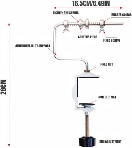 ANGRYFISH Fishing Line Winder with Clamp-Adjustable Stable Protable Spooler Machine-Multifunction Spooling Station System in Kuwait