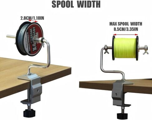 ANGRYFISH Fishing Line Winder with Clamp-Adjustable Stable Protable Spooler Machine-Multifunction Spooling Station System in Kuwait