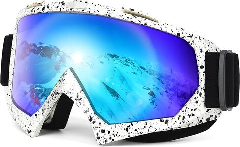 MAMBAOUT Adult Snow Ski Goggles, Snowboard Goggles for Youth, Teens, Men & Women, Wide View Snowmobile Goggles in Kuwait