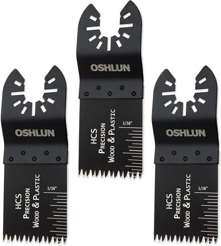 Oshlun MMC-1003 1-1/3-Inch Precision Japan HCS Oscillating Tool Blade with Quick-Fit Arbor for Standard and Quick Change Tools, 3-Pack in Kuwait