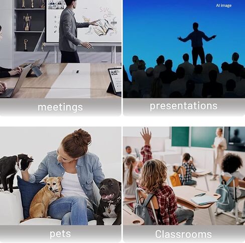 Cheerdots Bluetooth Presentation Clicker Wireless Presenter, Air Mouse with Red Light Presentation Remote for Mac, Windows, iPad OS and Android, Space Gray in Kuwait