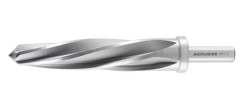 Accusize 7/8" HSS Aligning Reamer, 1/2" 3-Flat Shank, 5FL, 0522-0078 | Premium High-Speed Steel Construction with a 1/2" Three-Flat Shank to Prevent Slippage in Handheld or Portable Chucks in Kuwait