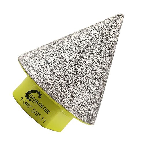 Diamond Beveling Chamfer Bits 4/5"(20mm) SANLEETEK Cone Tile Bits for Shaping Enlarging Cleanig Existing Holes in Ceramic Tile Porcelain Granite Marble 5/8"-11 Thread in Kuwait