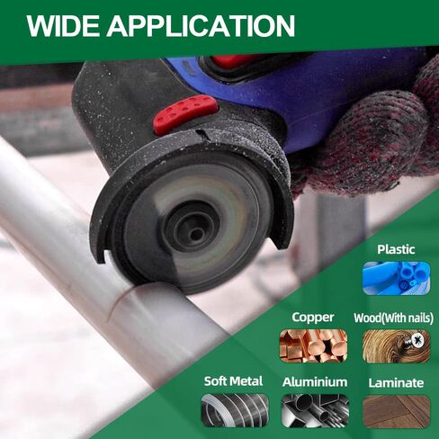2" HSS Circular Saw Blade - 5pcs 2"(50mm) 72T Cutting Disc for Mini Angle Grinder with Arbor 3/8"(10mm) Copper Aluminum Metal Non-Ferrous Sheet Metal Wood Plastic in Kuwait