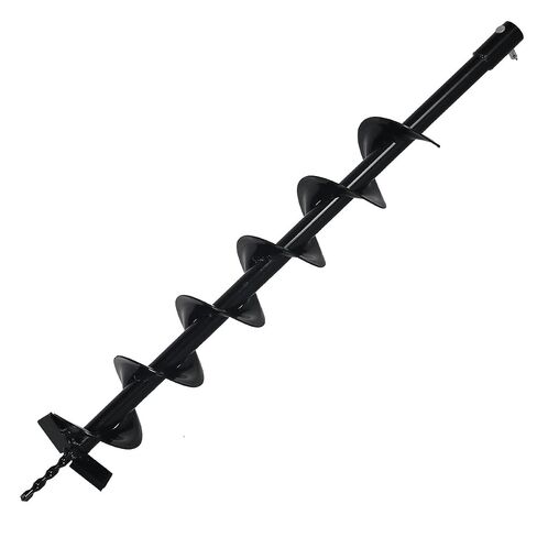 XtremepowerUS Replacement Auger Digging Bit 10" For Post Holes Earth Digger Planting Drill 3/4" Shaft Size Fence Hole Digging Bit in Kuwait