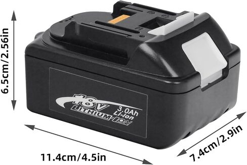 3.0Ah 18 Volt Battery Replace for Makita 18V Battery BL1830 BL1830B, Compatible with makita 18v Battery Chargers and Cordless Power Tools in Kuwait