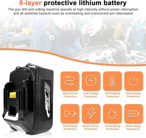 3.0Ah 18 Volt Battery Replace for Makita 18V Battery BL1830 BL1830B, Compatible with makita 18v Battery Chargers and Cordless Power Tools in Kuwait