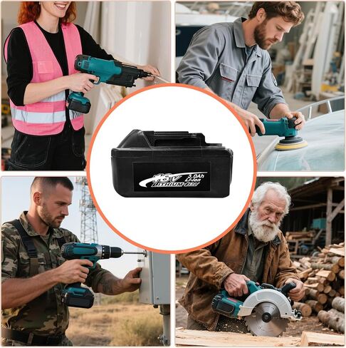 3.0Ah 18 Volt Battery Replace for Makita 18V Battery BL1830 BL1830B, Compatible with makita 18v Battery Chargers and Cordless Power Tools in Kuwait