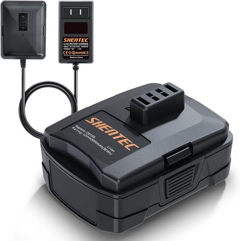 بطارية Shentec 2-Pack 3.0Ah 12V متوافقة مع RYOBI CB120L CB121L BPL-1220 130503001 130503005، بطارية ليثيوم 12 فولت (ليست لـ CB120N) in Kuwait