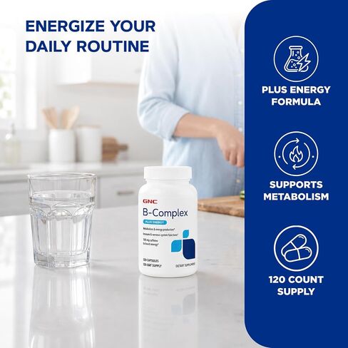 GNC B-Complex + Energy - 120 Capsules in Kuwait